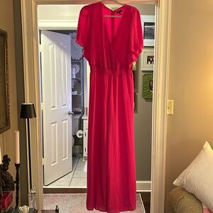Vice a multi Hot pink jumpsuit!  Size large